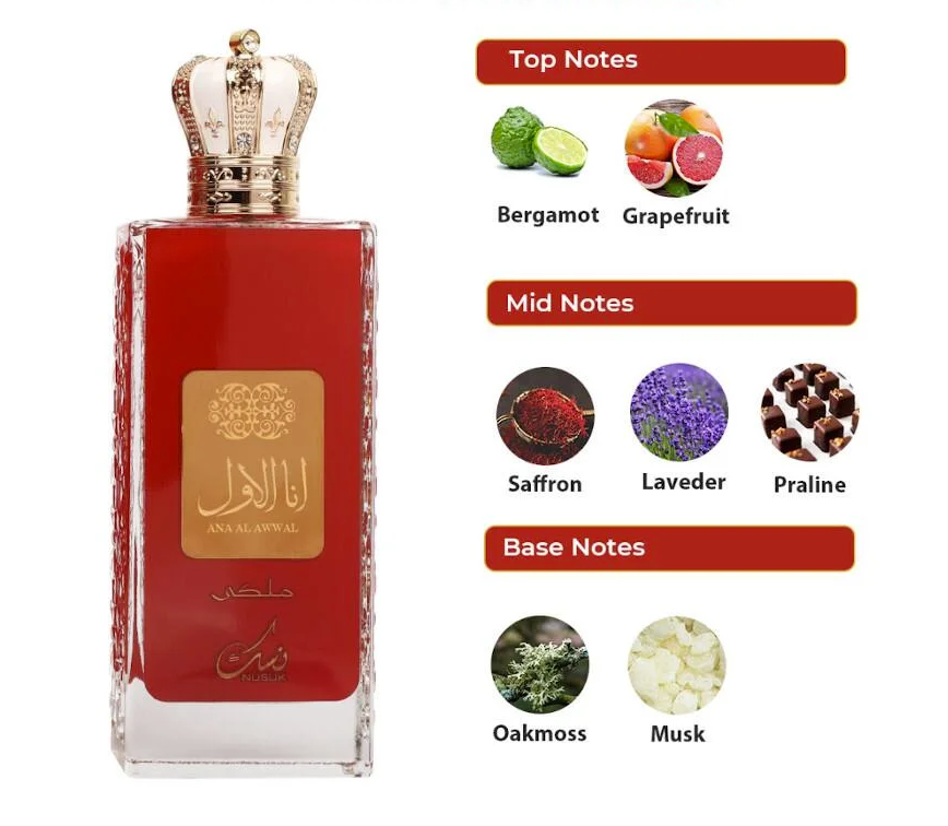 Ana Al Awwal Malaki de Nusuk EDP 100ml