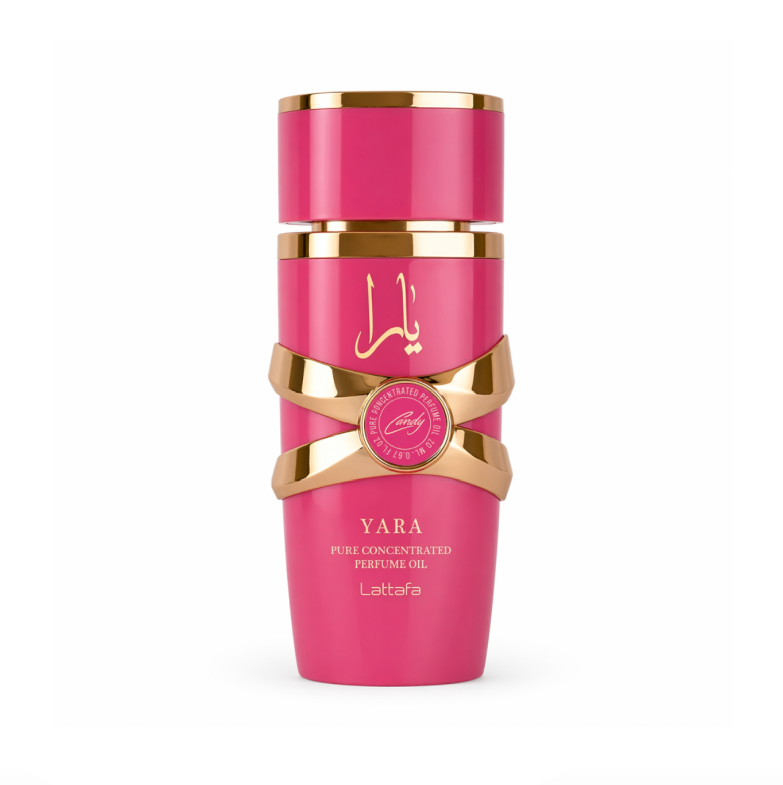 Bouteille d'huile de parfum Lattafa Yara Candy