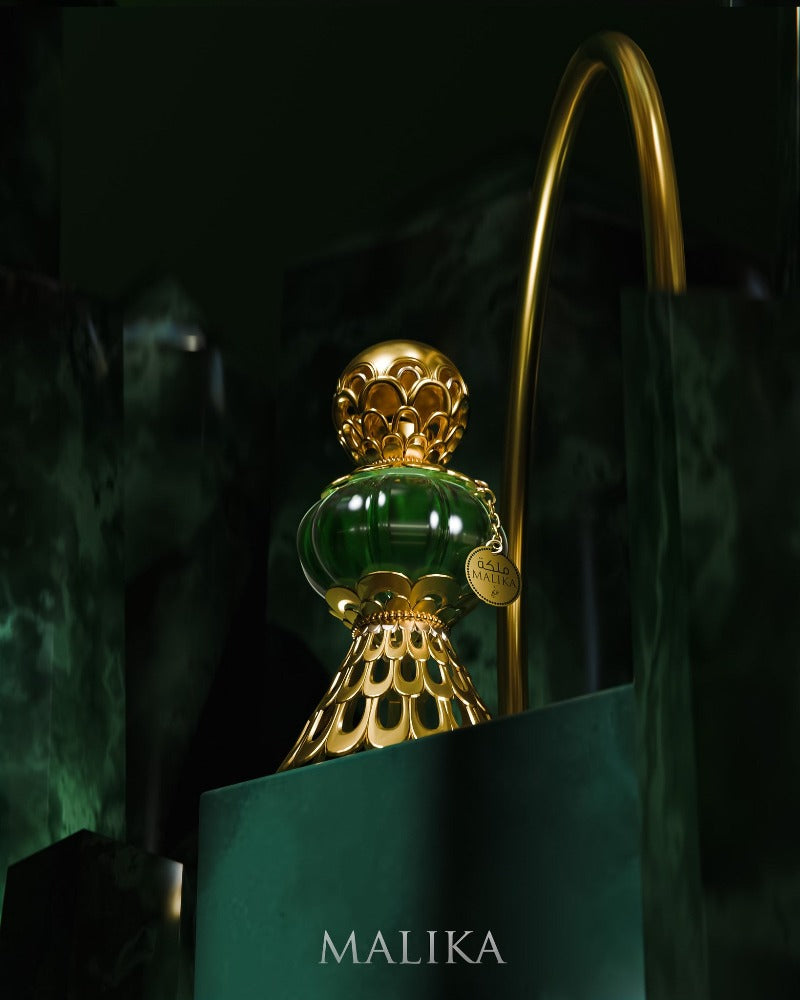Khadlaj Malika Parfum à l'huile verte pour femme 15 ml