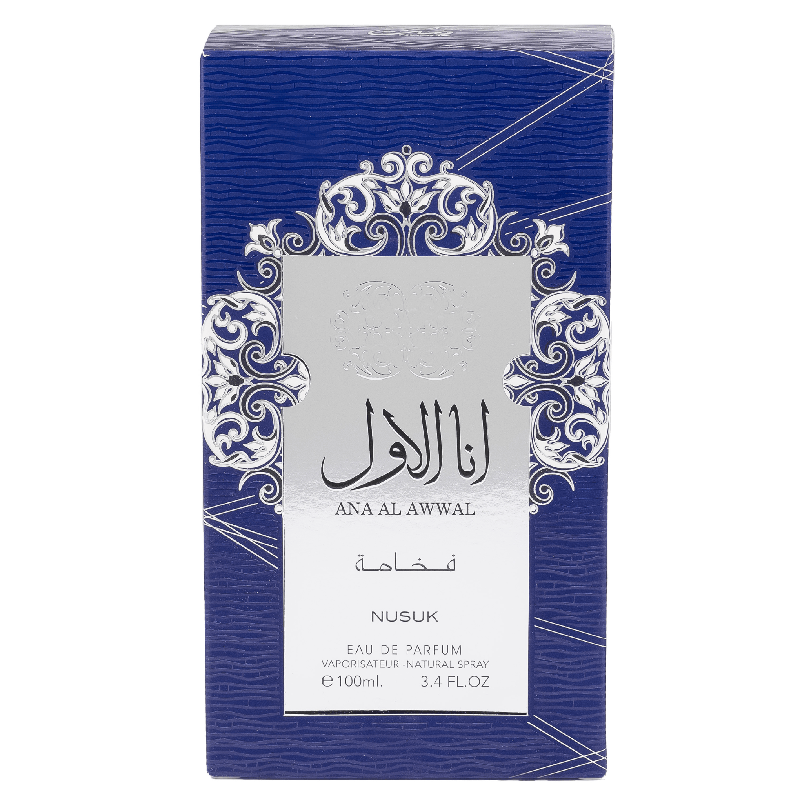 Nusuk Ana Al Awwal Eau parfumée bleue pour homme 100 ml - Royalsperfume NUSUK Parfum