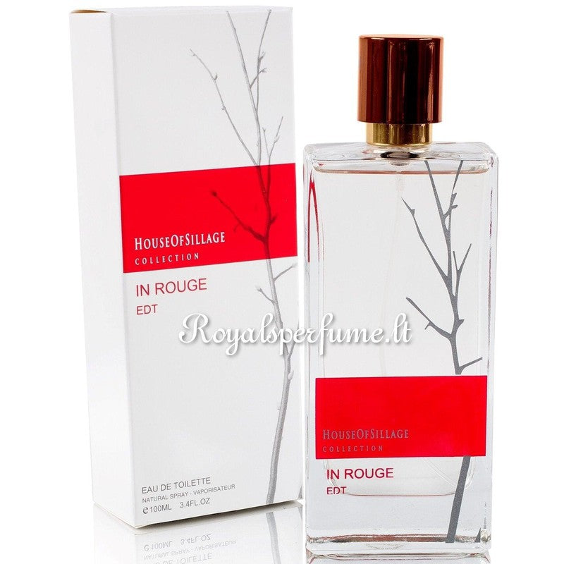 Sillage House IN ROUGE EDT eau de toilette pour femme 100ml - Royalsperfume Parfum de Maison Sillage